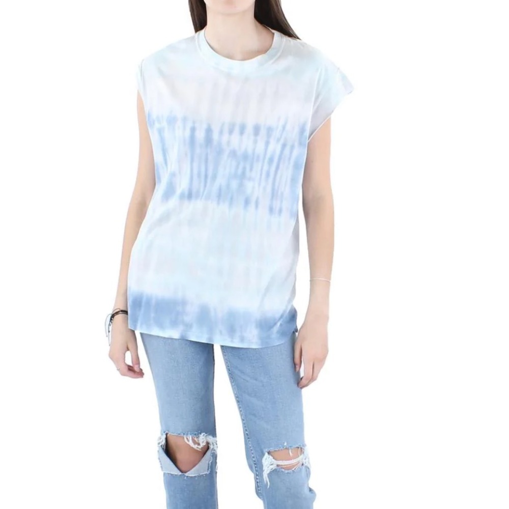 Anthropologie Maronie Tie Dye Crewneck Tee Shirt